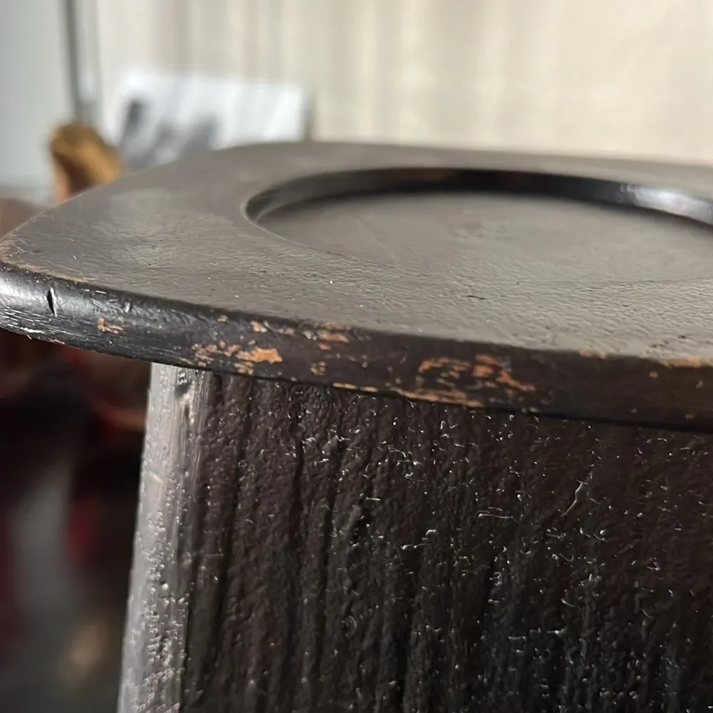 Pottery Barn Cast Aluminum Pillar Candle Holders